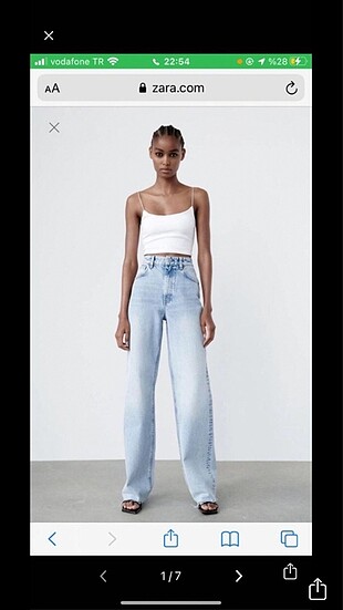 Orijinal Zara wide leg jeans