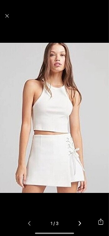 bershka şort etek