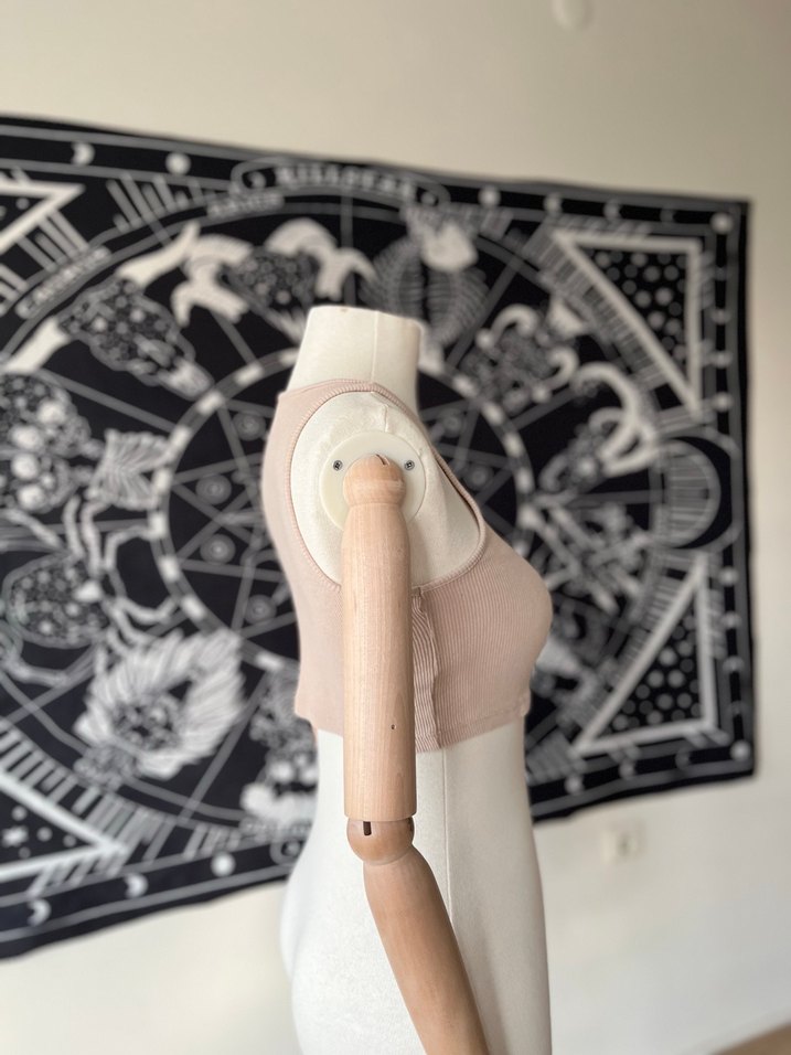 Koton Bej Crop Top - Görsel 2