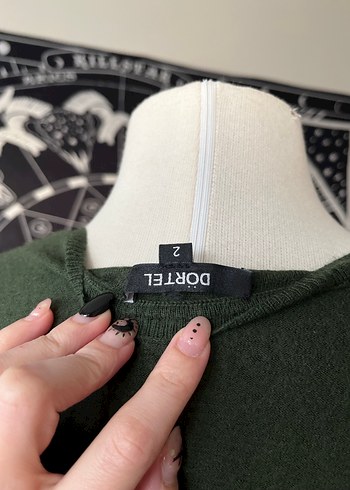 Dörtel Haki Kazak - Görsel 4