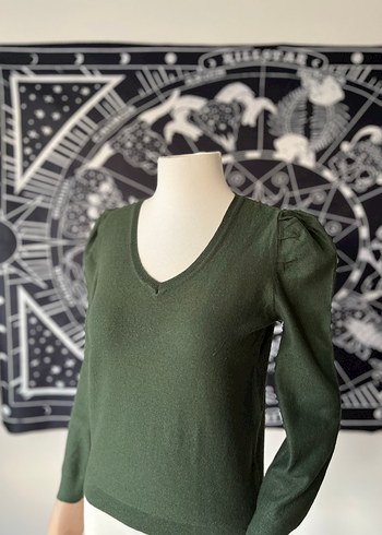 Dörtel Haki Kazak - Görsel 2