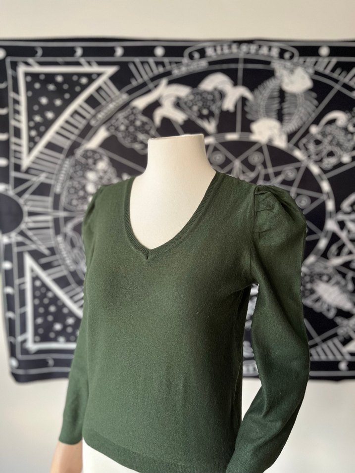 Dörtel Haki Kazak - Görsel 2