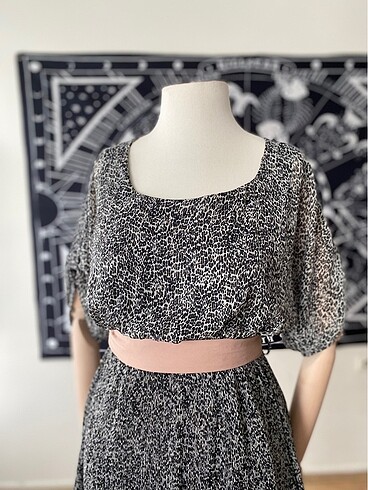 Batik Batik Leopar Elbise