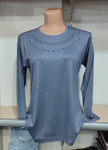 46 Beden gri Renk 3XL ANNE PENYE BLUZ