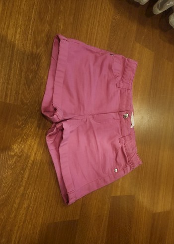 Kız Çocuk Pembe koton şort