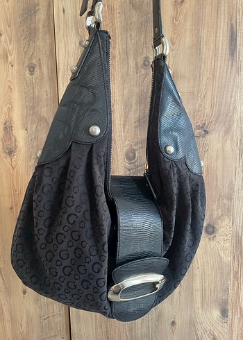 Beden siyah Renk Vintage guess Goth Çanta