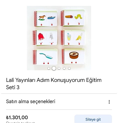  Lali adım adım konuşuyorum eğitim seti