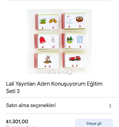  Beden Renk Lali adım adım konuşuyorum eğitim seti