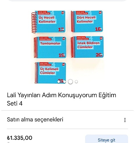 Lali adım adım konuşuyorum eğitim seti