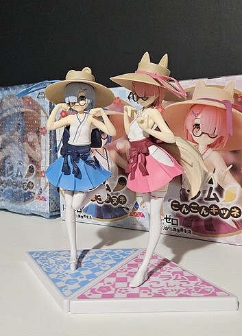 Beden Anime figürü Rem ve Ram