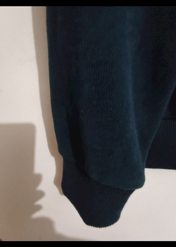 Dolce Gabbarna :Kadın Lacivert Nakışlı Kürklü Sweatshirt - Görsel 5