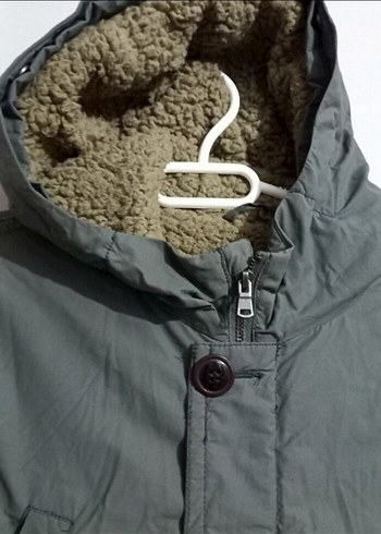 Decathlon: Gri Düğmeli Kadın Parka - Görsel 4