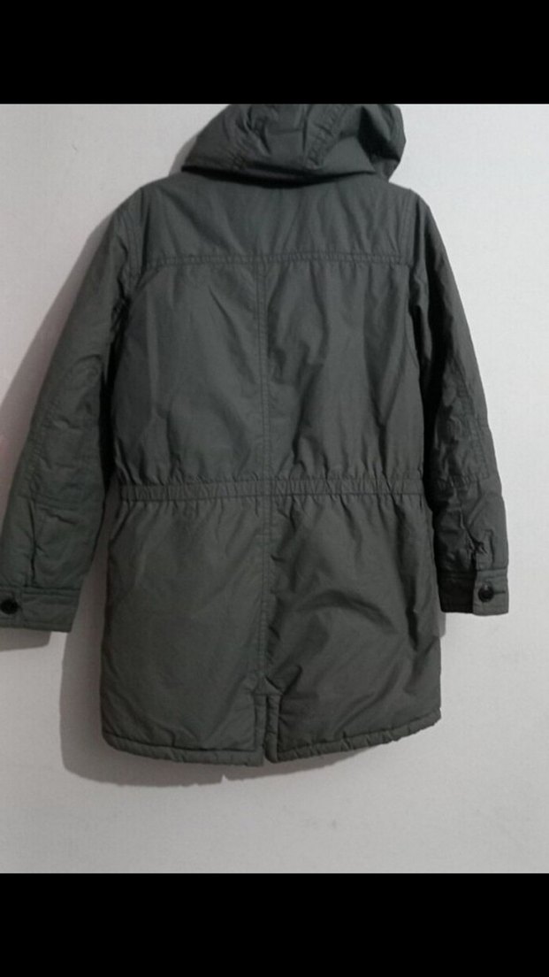 Decathlon:  Gri Düğmeli Kadın Parka - Görsel 2