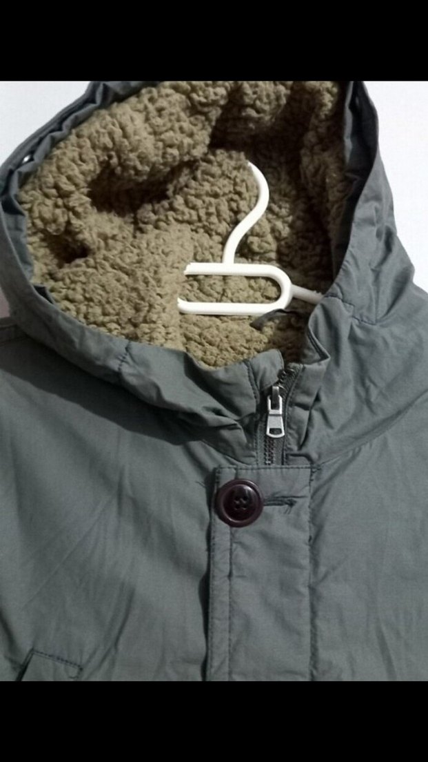 Decathlon:  Gri Düğmeli Kadın Parka - Görsel 4