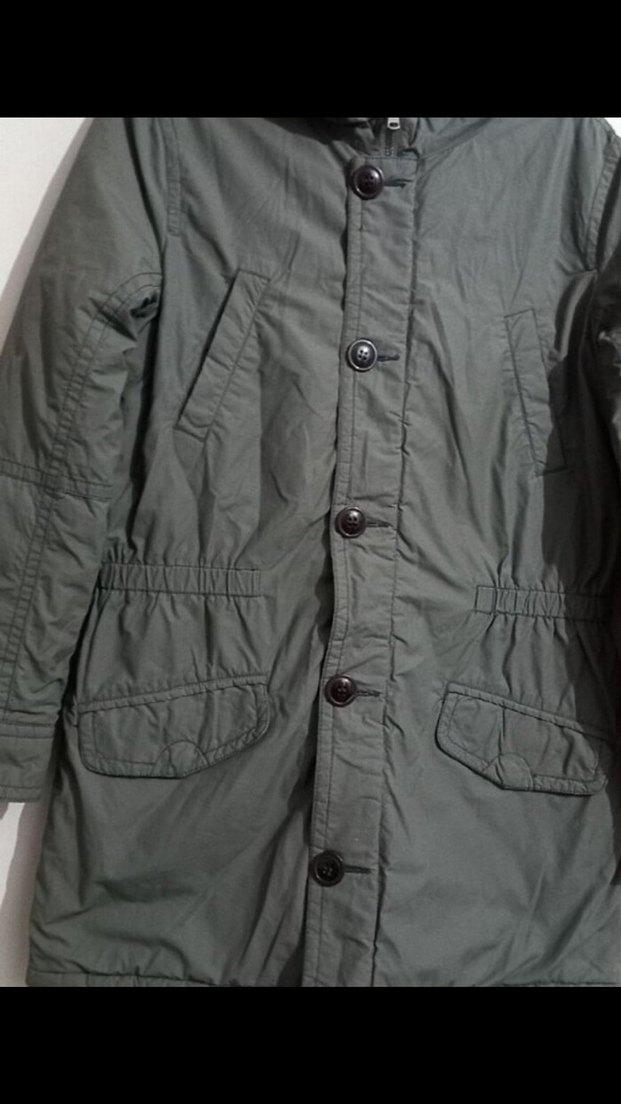 Decathlon:  Gri Düğmeli Kadın Parka - Görsel 3