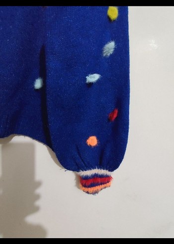 Defacto :Renkli Ponpon Detaylı Kadın Triko Kazak - Görsel 3