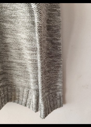 Mudo :Gri Örgü Kapüşonlu Erkek Kazak - Görsel 4