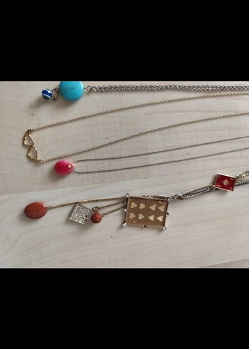 Bohem Çok Renkli Boncuklu Midi Kolye - Görsel 6