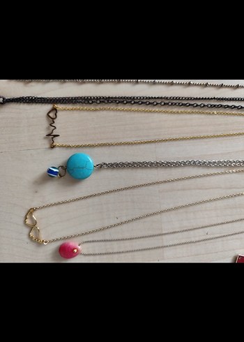 Bohem Çok Renkli Boncuklu Midi Kolye - Görsel 5