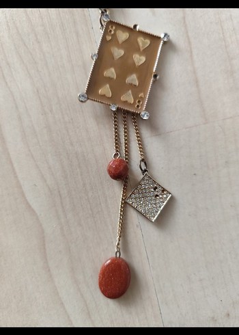 Bohem Çok Renkli Boncuklu Midi Kolye - Görsel 18