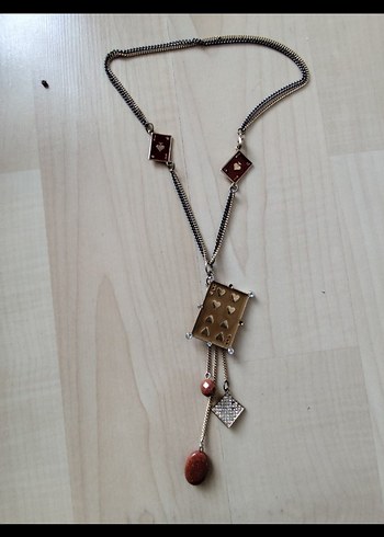 Bohem Çok Renkli Boncuklu Midi Kolye - Görsel 17