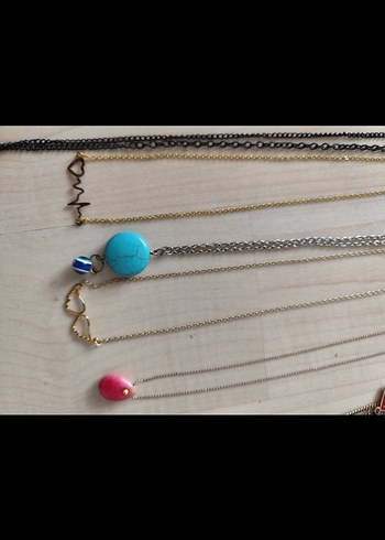 Bohem Çok Renkli Boncuklu Midi Kolye - Görsel 4