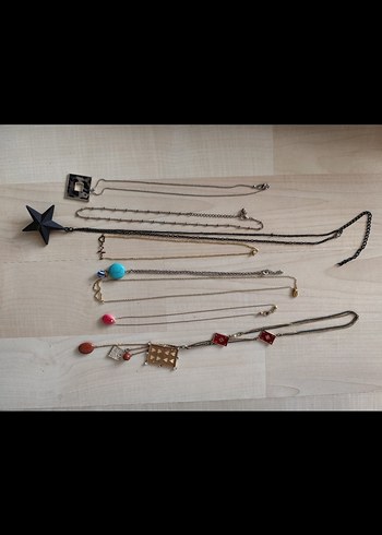 Bohem Çok Renkli Boncuklu Midi Kolye - Görsel 2