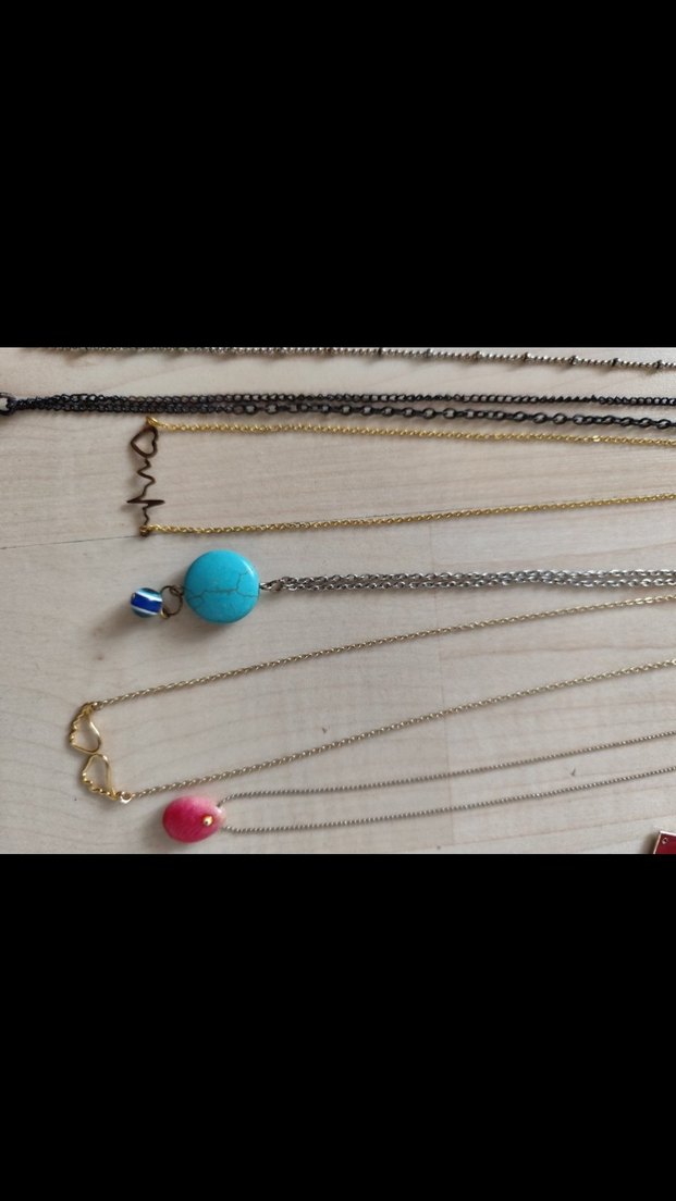 Bohem Çok Renkli Boncuklu Midi Kolye - Görsel 5