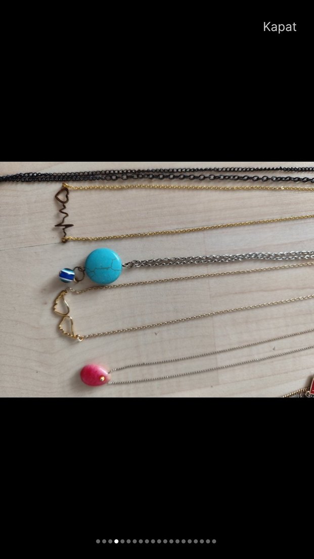 Bohem Çok Renkli Boncuklu Midi Kolye - Görsel 4