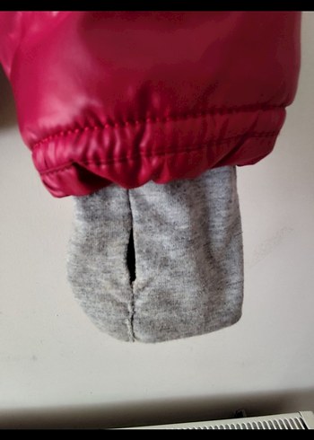 Kpırmızı Kapüşonlu Kadın Kışlık Ceket - Görsel 5