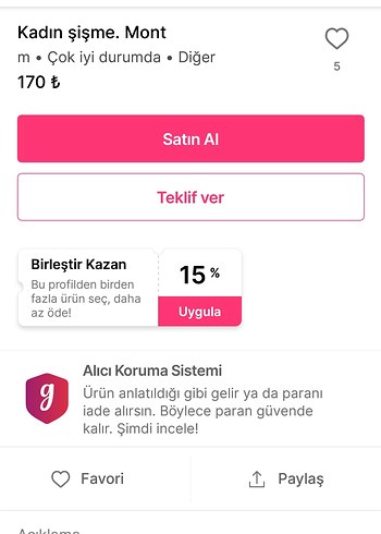 Kpırmızı Kapüşonlu Kadın Kışlık Ceket - Görsel 6