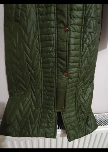 Meri: Kadın Yeşil Uzun Kürklü Kış Kabanı - Görsel 5