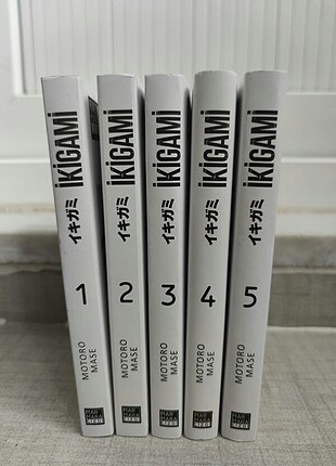 İkigami manga serisi ilk 5 kitap 