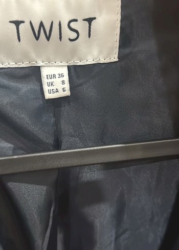 Kahverengi Zebra Desenli Suni Kürk Midi Ceket - Görsel 2