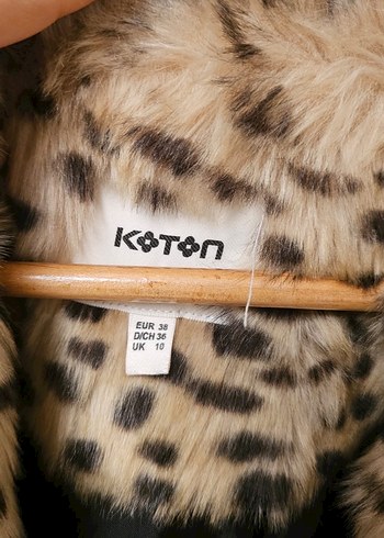Leopar Kürk Ceket - Görsel 8