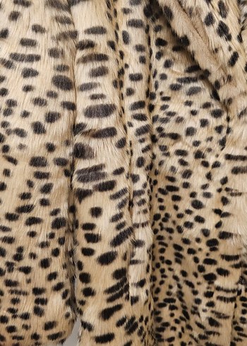Leopar Kürk Ceket - Görsel 5