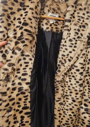Leopar Kürk Ceket - Görsel 3