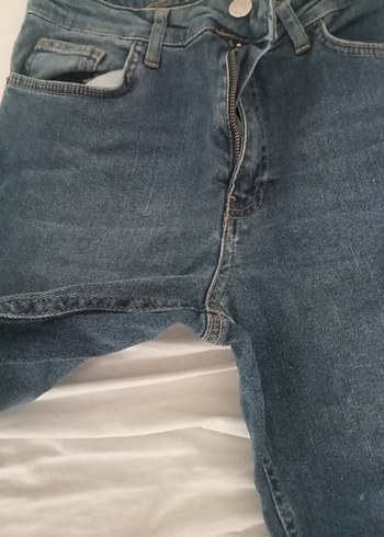 40 Beden Kadın DeFacto Midi Denim Jean Pantolon