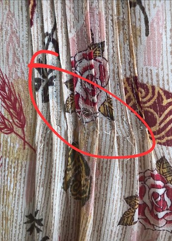 s Beden kahverengi Renk Zara Etnik Desenli Elbise