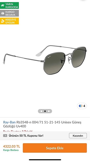Ray Ban Ray ban güneş gözlüğü