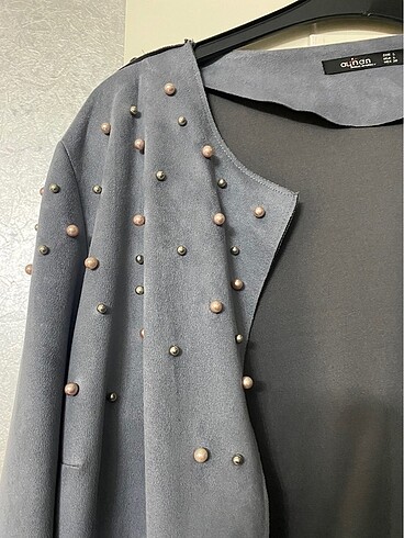 Parka Hırka süet - Görsel 3