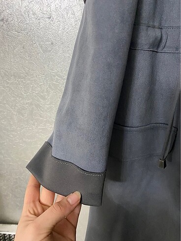 Parka Hırka süet - Görsel 5