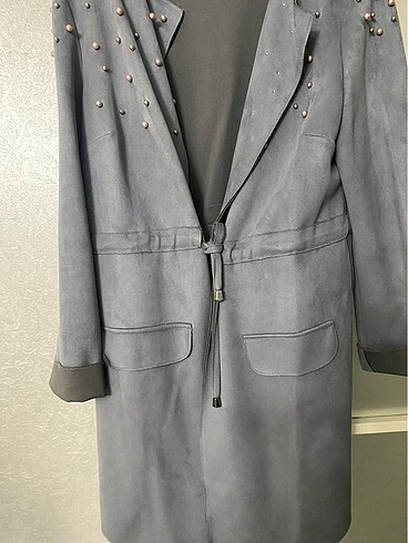 Parka Hırka süet - Görsel 7