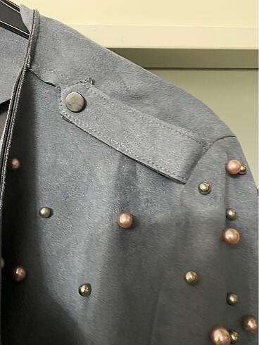 Parka Hırka süet - Görsel 9