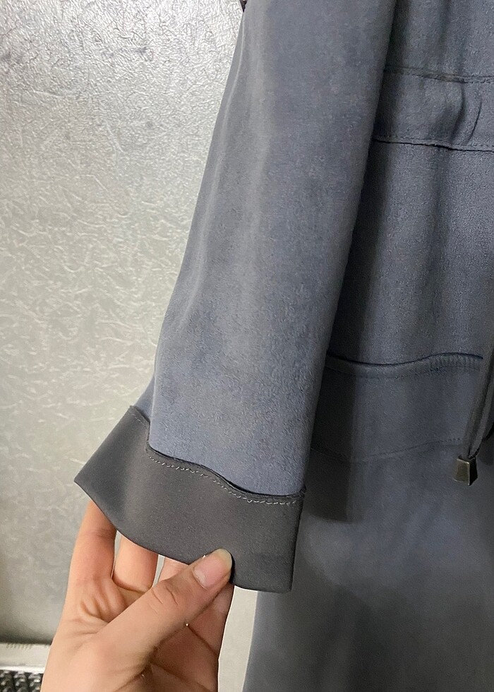 Parka Hırka süet - Görsel 5