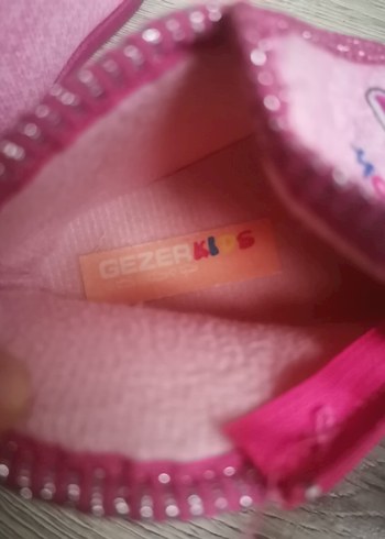 Gezer kız çocuk kedili ev ayakkabısı - Görsel 3