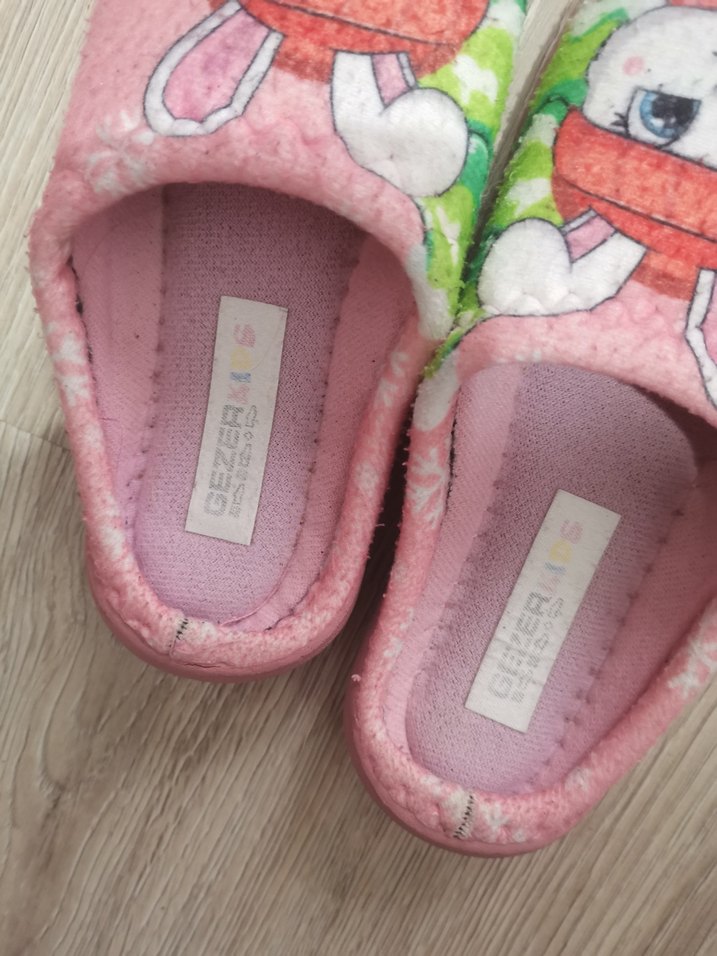 Gezer Kız Çocuk Tavşanlı Ev Terliği - Görsel 4