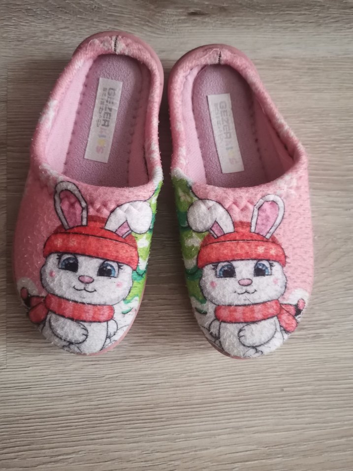 Gezer Kız Çocuk Tavşanlı Ev Terliği - Görsel 5