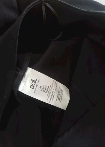 AdL Siyah Yırtmaçlı Cepli Kadın Pantolon - Görsel 5