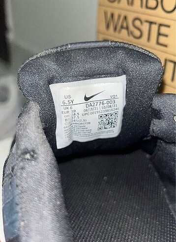 39 Beden Nike spor ayakkabı orjinal